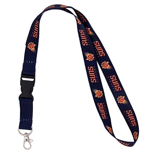 Image of Desert Cactus Phoenix Suns NBA Lanyard Keychain Car Keys ID Badge Holder Detachable Breakaway Snap Buckle