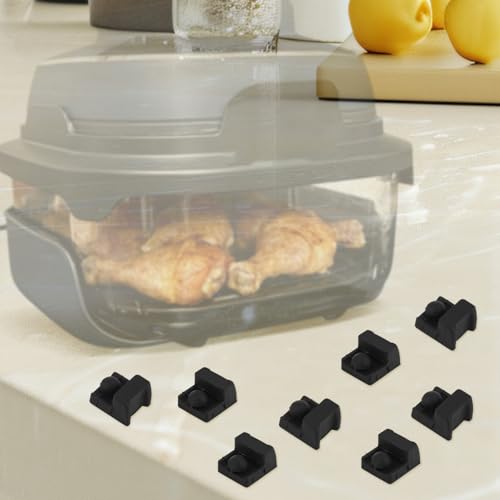 8stk Silikon-Stoßdämpfer für Ninja Crispi FN100 FN101 FN101GY FN090 FN091 und FN103 Serien, Langlebige Rutschfeste Silikonfüße als Ersatzzubehör (Schwarz)