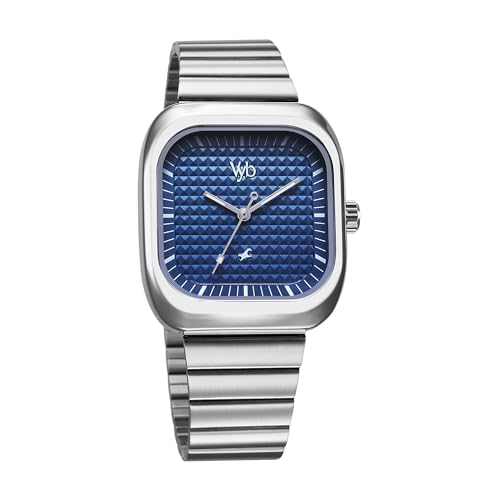 Fastrack-Vyb-Maverick-Quartz-Analog-Blue-Dial-Steel-Sheet-Metal-Strap-Watch-for-Men