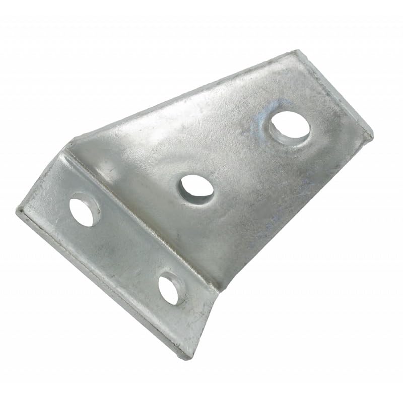 Electrical Galvanised Steel Channel (Strut) & Accessories (106 x 90mm 90° Large Delta Bracket) — image 1