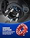Orion Motor Tech 6x5.5 Wheel Spacers, 2 Inch Red Wheel Spacer Kit with M14x1.5 Studs Compatible with Chevy Silverado 1500 Chevrolet Tahoe GMC Yukon Suburban, 108mm Bore Red Wheel Spacers, 4pcs