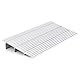 FANTASK Bordsteinrampe rutschfest mit verstellbarem Rampendesign & 317 kg Tragkraft, Türschwellenrampe Aluminium, Rollstuhlrampe für Kinderwagen & Rollstuhl, 8.5 cm Höhe