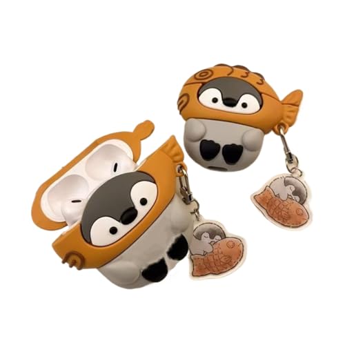 yM CzP[X AirPodsP[X Ή Ă 4 3D  AirPods 1/ 2/ 3/ 4/PropP[X y_gt 킢 Sʕی ϏՌ h~ EȒP Mtg v[g (Airpods 4)