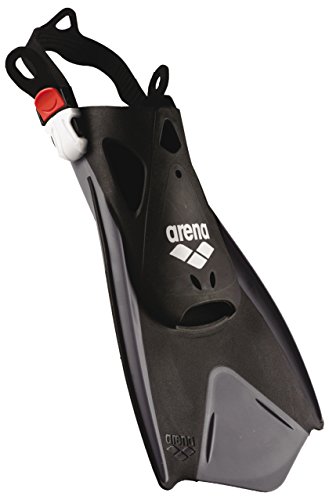 Arena Nadadeiras Fitness Fin, Tam Xs, Preto/ Prata