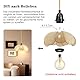 510CM Hanfseil Lampe Hängelampe mit Stecker, E27 Lampenfassung mit Hanfseil Kabel und Schalter, Lampenkabel mit Schalter, Pendelleuchte mit Stecker, Hängeleuchte Steckdose für DIY Kreatives Licht