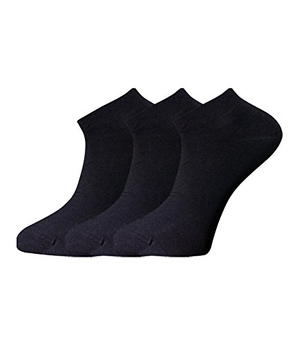 JOOP! Damen Sneaker Kurzsocken Füßlinge 760001 3 Paar, Farbe:Blau;Strumpf-/Sockengröße:35-38;Artikel:-3000 navy