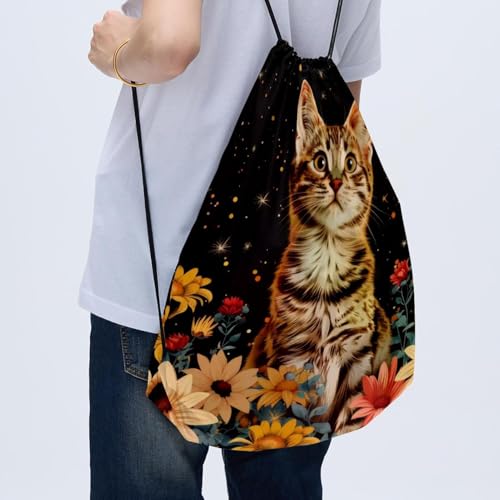 Sac à cordon de serrage lot de 2 étanches et pliables taille unique multicolore - 4