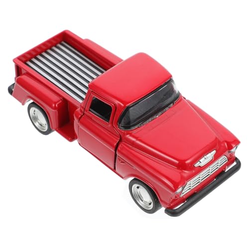 Modelo Miniatura Camioneta Roja Toddmomy 4.72 Pulgadas miniatura 5