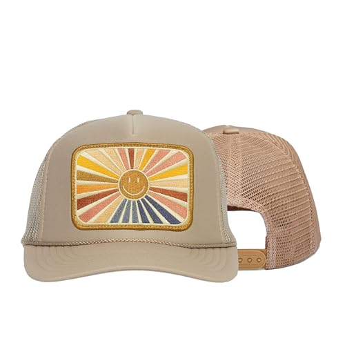 Image of Friday Feelin' Trucker Hat Women Men Baseball Cap Western American Fitted Trucker Hats Baseball Hat All Occasion - One Size