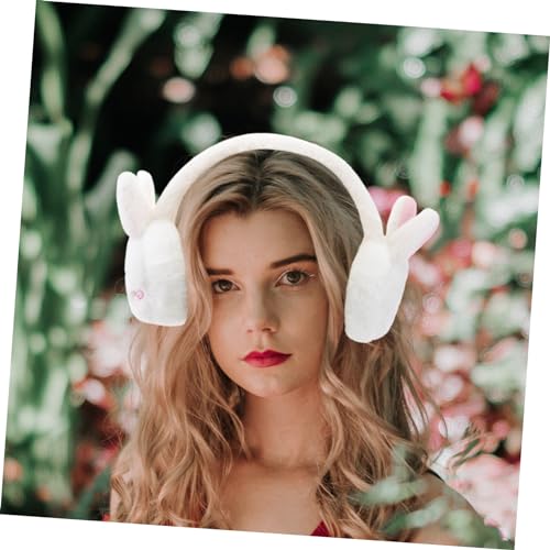 BESPORTBLE Plush Earmuffs Warmer Women Faux Bunny Ears Sleeping Fleece Ear Plush Girl Ear Muffs Winter Ear Covers2