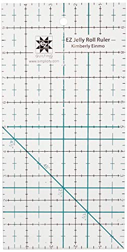WRIGHTS Simplicity Jelly Roll Quilting Ruler, 5