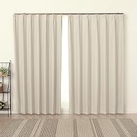 Amazon｜遮光カーテン 1級遮光 防炎加工 二重織り 断熱 「ピュリー