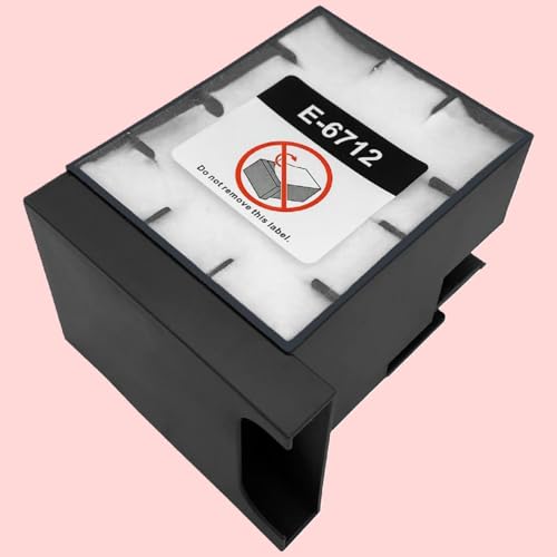 Image of T6712 Maintenance Waste Ink Box with Chip for Epson Workforce Pro Wf-r8590, Wf-r8590Dwf, Wf-r8590Dtwf, Wf-r8590D3Tw Printers