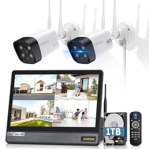 OHWOAI ワイヤレス防犯カメラセット Amazon.co.jp: 【業界唯一ダブルアンテナ搭載】OHWOAI ワイヤレス防犯