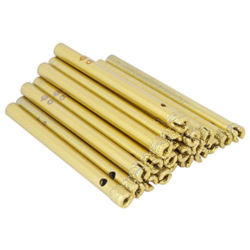 Juego de 20 brocas abridoras de 6 mm acabado oro