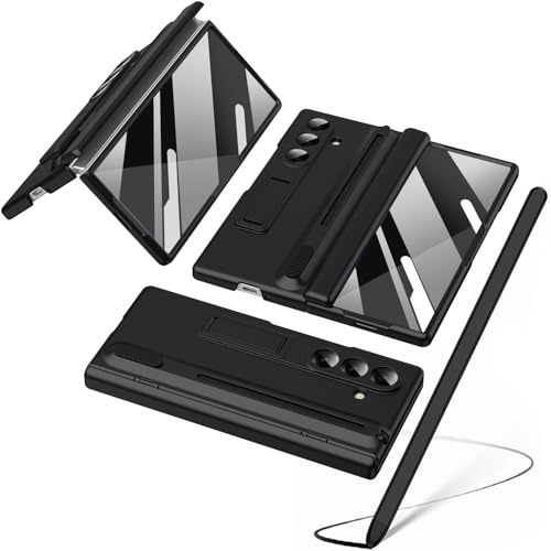 Coque Samsung Z Fold7 avec Support Idéale pour le Bureau Mobile Noir