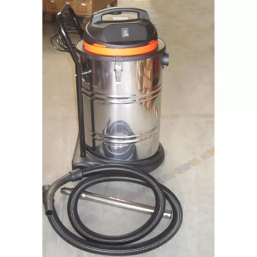 Generic Electric Industrial Vacuum Cleaner 1400W 60L 110V for Factory Garage Cleaning, Silver
