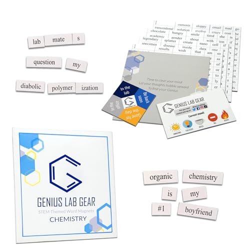 Set de Imanes de Palabras de Química 288 piezas miniatura 1