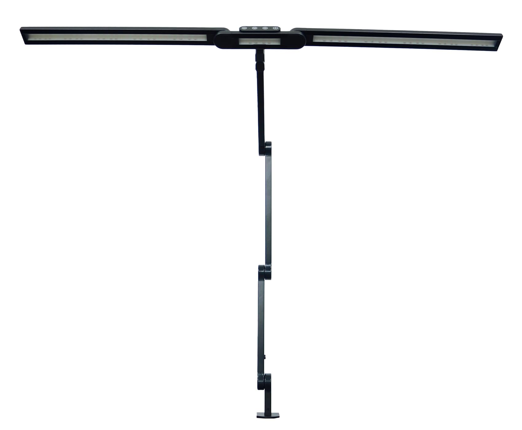 HDWR LumixDesk-04 LED-Schreibtischlampe mit Klemme, 1550 Lumen, dimmbar | Temperatur- und Helligkeitsregelung, Klemmmontage am Schreibtisch, für Büro und Homeoffice