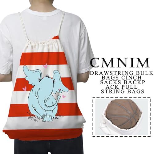 CMNIM DR Musical Quotes Gifts Musical Drawstring Backpack A Person No Small Quotes Book Bag for Fans Gifts4