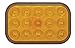 United Pacific 15 LED Rectangular Turn Signal Light - Amber LED/Amber Lens, ea
