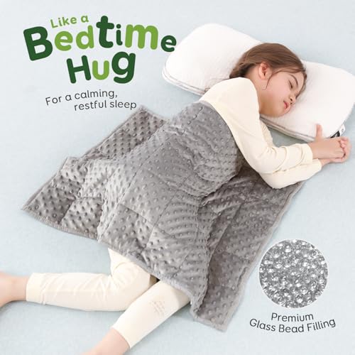 Image of Sivio Weighted Lap Blanket, Weighted Blankets,Soft and Cozy Cooling Heavy Blanket, Calm and Nap, School and Home,2lbs 20 x 30inches, Grey (Pack of 8)