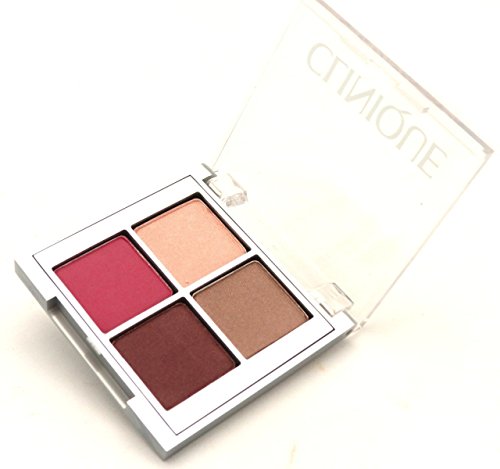 Clinique All About Shadow Quad Palette - 23 Hazy/ 22 Ballet Flats/ Chocolate Covered Cherry/ Raspberry Beret