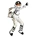 Aeromax Astronaut Gloves, size Medium, White, with NASA patches, (ASG-Med)
