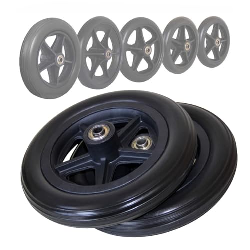 �I�t�B�X�`�F�A�p�L���X�^�[�A �Ԉ֎q�p�L���X�^�[�z�C�[�� 2���� �l�W�t�� ���s��p �u���b�N 6�`8�C���`(17cm/7in)