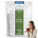 BwLights - Hochwertiges Paraffinwachs verschiedene Größen (2kg) in Weiß | Wachsgranulat zum Schmelzen & Herstellen deiner eigenen Kerze | 100% Paraffin