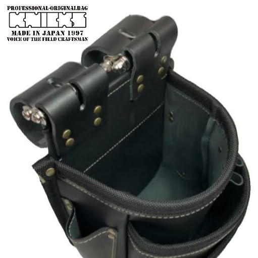 Amazon.co.jp: ニックス 腰袋 総ヌメ革 3段 KBB-301DDX バリスティック