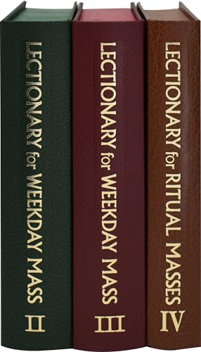 Lectionary - Weekday Mass (Set of 3) [Leather Bound] Confraternit...