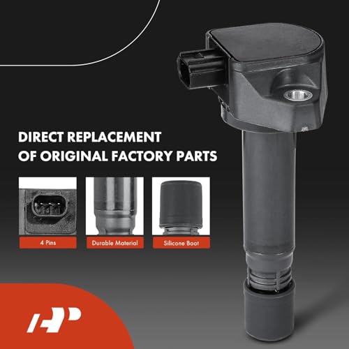 A-Premium Set of 4 Ignition Coil Pack and Iridium Spark Plugs Compatible with Honda Civic 2006-2011 L4 1.8L by A-Premium - Used condition - Image 3