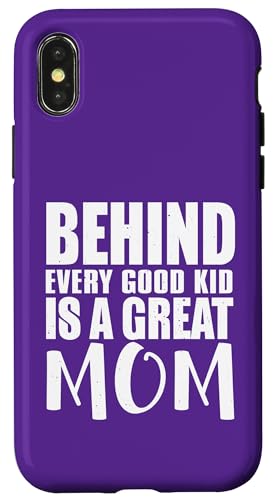 Behind Every Good Kid Great Mom ���ӂ̌��t �X�}�z�P�[�X iPhone X/XS �p