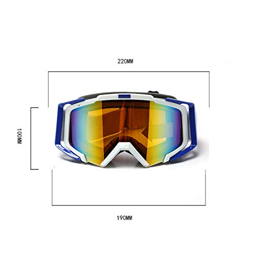 Gafas de deportes de nieve con protección 100% UV para snowboard 4