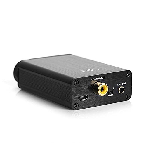 Fiio Headphone Amps Portable Dac Usb Type-C Coaxial 384Khz/32Bit (E10K-Tc Black) #TOP2