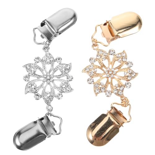 Clips pour écharpe et pull à motif fleurs idéal pour les journées fraîches