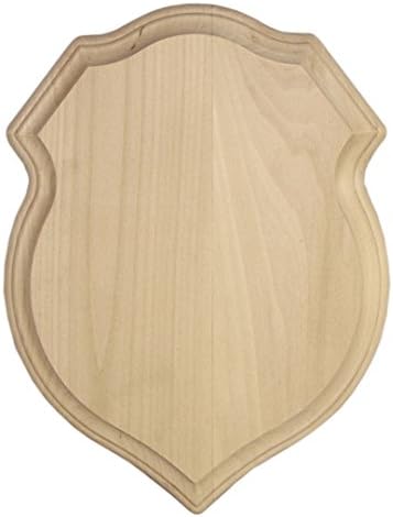 Walnut Hollow Basswood Shield Plaque, 9" x 12"