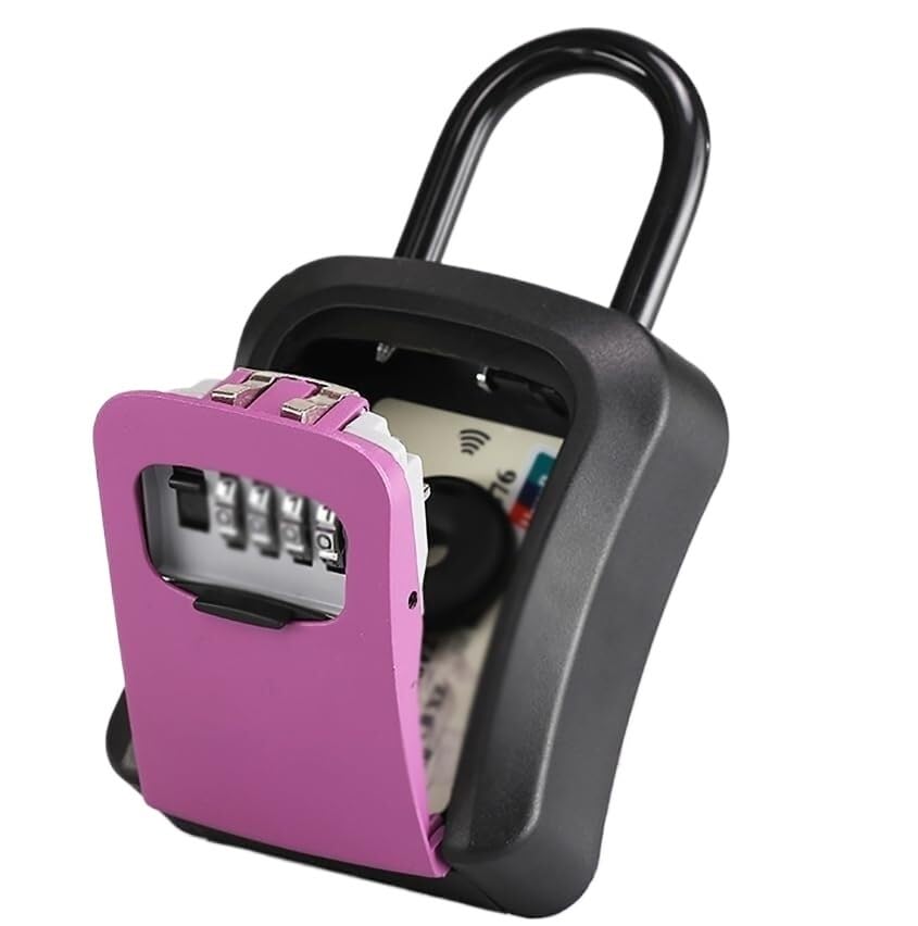 Caja fuerte para llaves, Caja fuerte con llave de seguridad bloqueo llaves