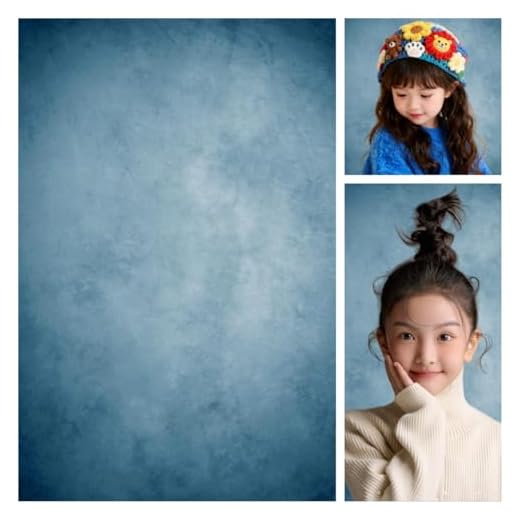 WaW 1.5x2.2m Studio Fondale Sfondo Fotografico Azzurro 1.5x2.2m Tessuto Sfondi Newborn Bambino Fotografia