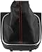 BIVVI Car Gear Shift Lever Knob Stick Head,for Golf 5 6 for Jetta MK5 MK6 2004-2012 2013 2014 5/6 Speed Shift Knob Gaiter Boot Cover Gear Shift Knob Replacement Parts