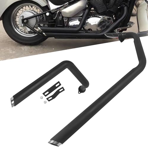 Échappement Moto Suzuki VL800 Volusia 2001-2024 Silencieux Inox Noir
