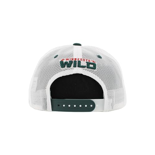Image of ZHATS NHL Unisex-Adult NHL Officially Licensed Adjustable Snapback Hat Dakota Icon Team Color