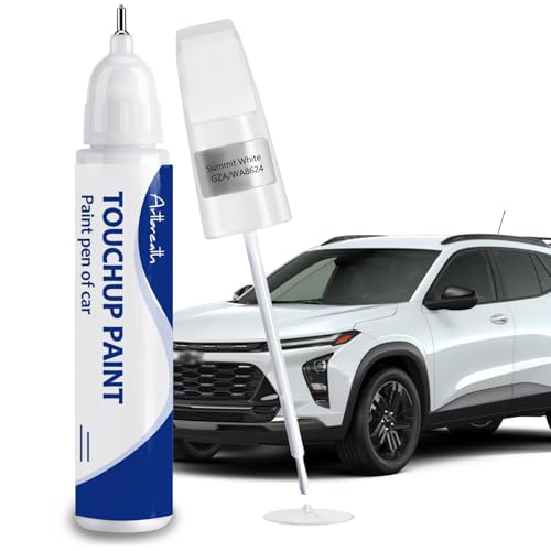 Summit White(GAZ/WA8624) Touch Up Paint for Chevrolet-Exact MatchChips and Nicks Car Paint Scratch Repair Kit Automotive Paint Pen for Silverado/Equinox EV/Tahoe/Colorado/Blazer/Express