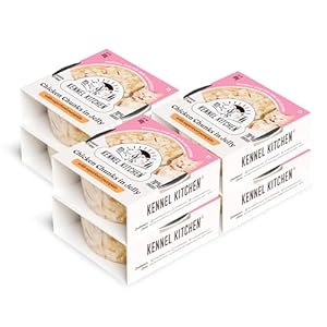 Kennel Kitchen Chicken Chunks in Jelly with Superfood Pumpkin, 80g (Pack of 6) | Wet Food for Cats & Kittens in Cups | Preservative Free