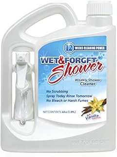 Wet & Forget Shower Cleaner Weekly Application Requires No Scrubbing, Bleach-Free Formula, 64 Ounce (Pack of 1)