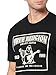 True Religion Men's SRS Puff Crew Tee, Jet Black, M