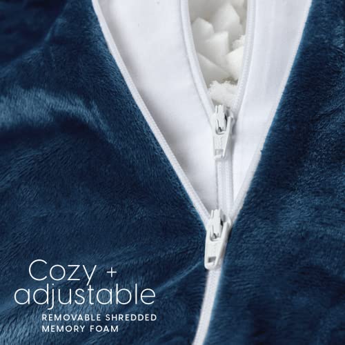 Milliard Reading Pillow with Shredded Memory Foam, Large Adult Backrest