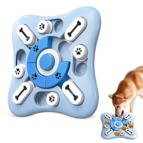 WXVOVXW 犬 知育玩具 犬 おもちゃ 犬 知育玩具 ノーズワーク 犬 ノーズワークマット 犬 知育玩具 犬 おもちゃ 音が鳴る 犬 ペット食器 分離不安 ストレス解消 脳トレ 集中力向上 嗅覚訓練 運動不足 早食い防止 小/中/大型犬（level 1）