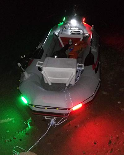 image for Shangyuan Navigation Lights, LED Stern and Marine Strip Lights for Boa
